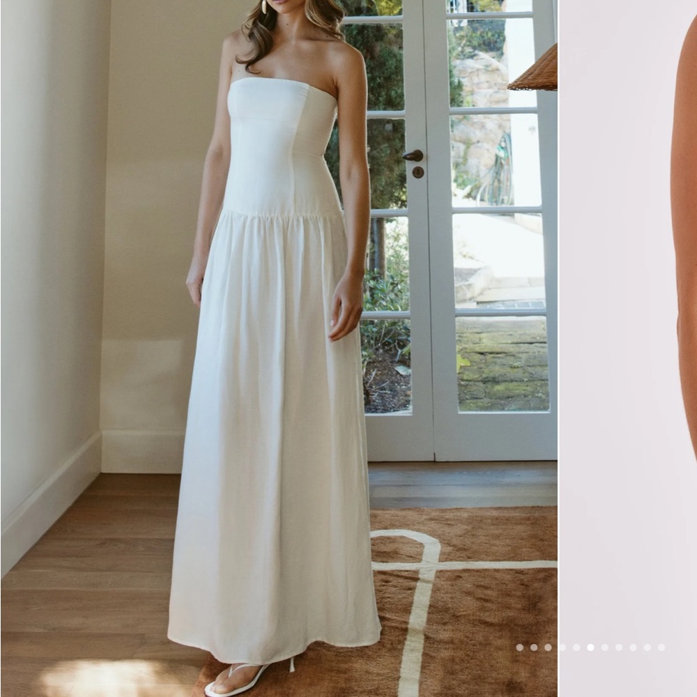 New with tags - meshki Audrina linen maxi